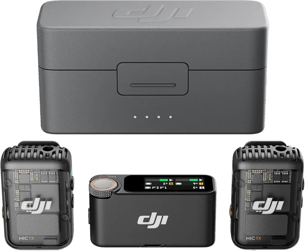 Microfono Solapa Inalámbrico DJI MIC 2 (2Tx + 1Rx + Estuche de Carga) DM1021 0.2.webp