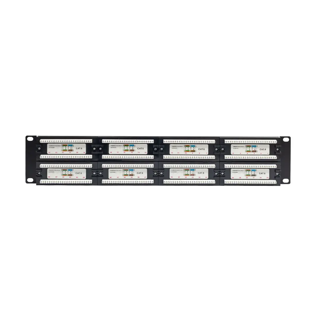 Patch Panel de 48 Puertos Cat6 Vorttek VK-PP6003 2.0 (1).webp
