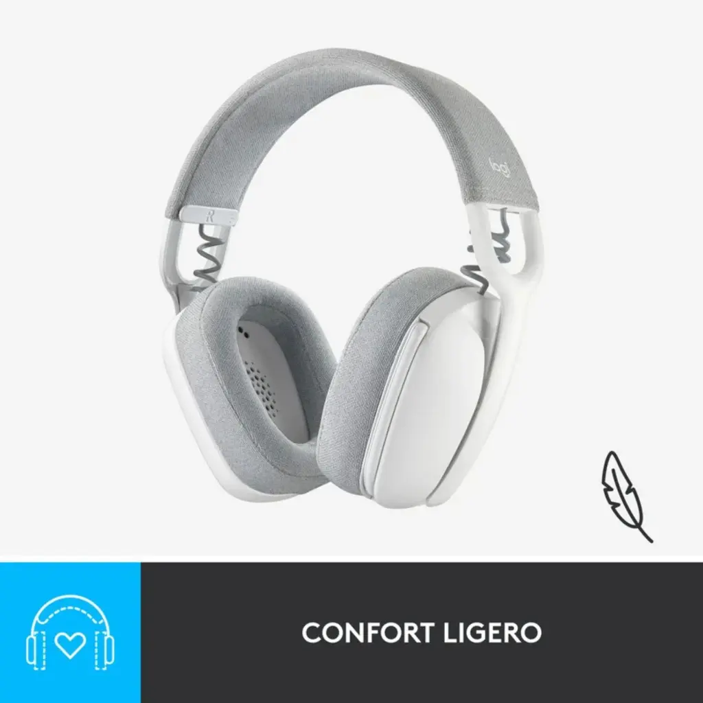 Audifono CMic Bluetooth Logitech ZONE Vibe 100 981-001218 2.0 (5).webp