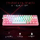 Teclado Inalambrico redragon Fizz Pro K616 RGB Blanco-Rosado 2.0 (2).webp