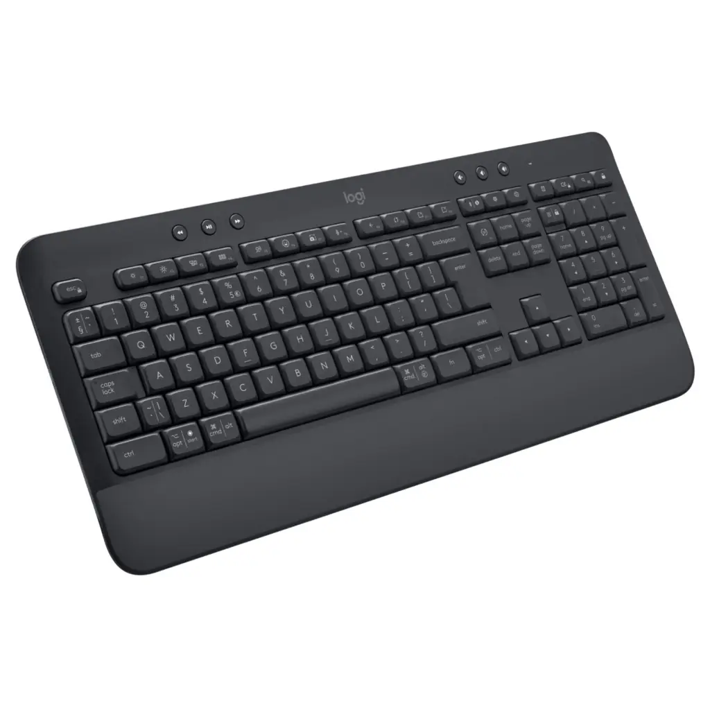Teclado InalámbricoBluetooth Logitech Signature K650 Blanco y Negro (11).webp