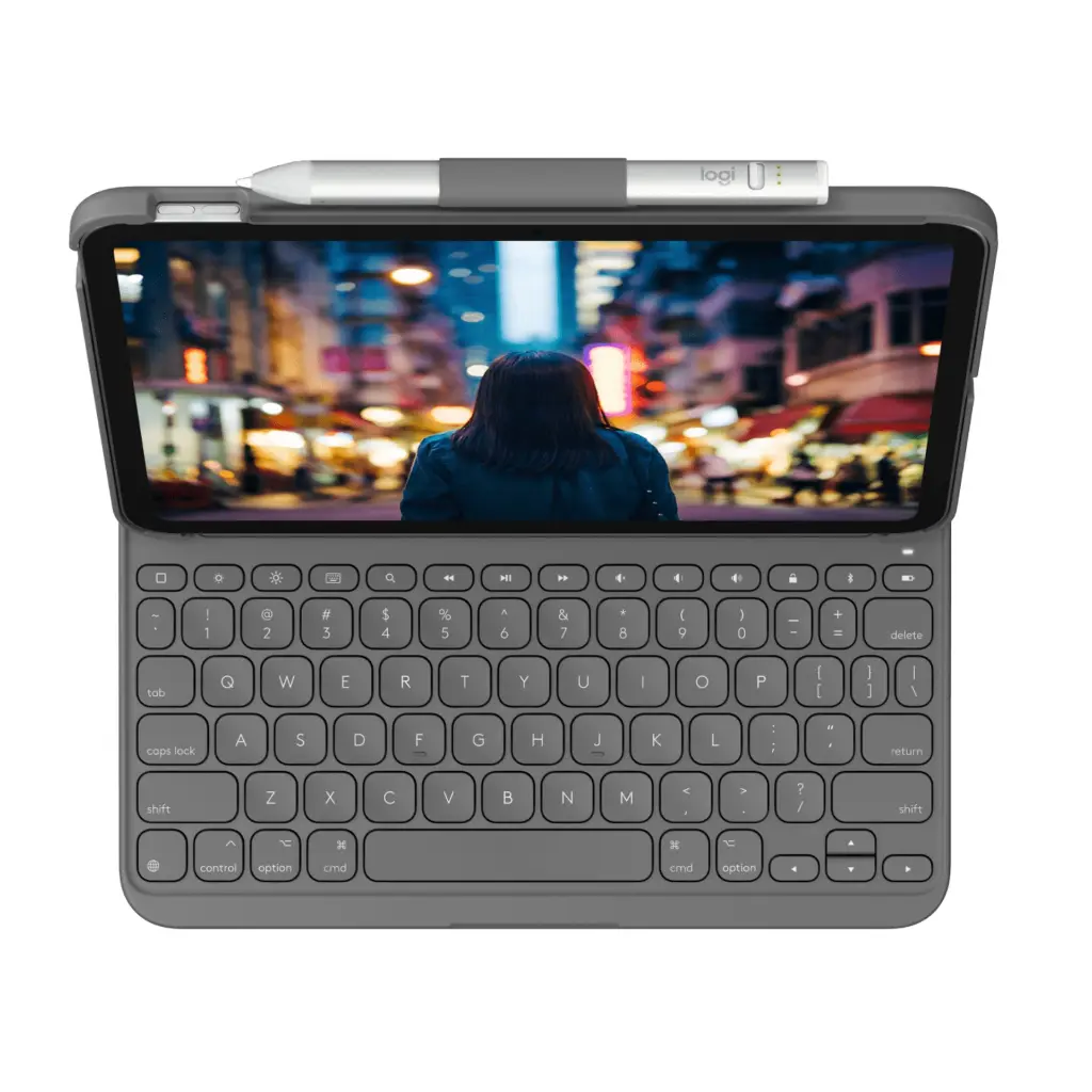 Funda con teclado Logitech Slim Folio Ipad 920-011368 2.0 (7).webp