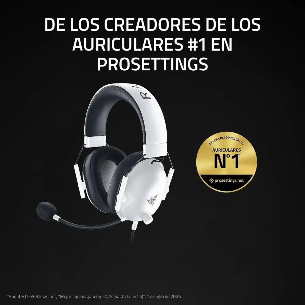 Audifono Razer BlackShark V2 X Blanco RZ04-03240700-R3U1 2.0 (9).webp