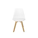 Silla de Espera base PVC Patas de Madera Blanca 2.webp