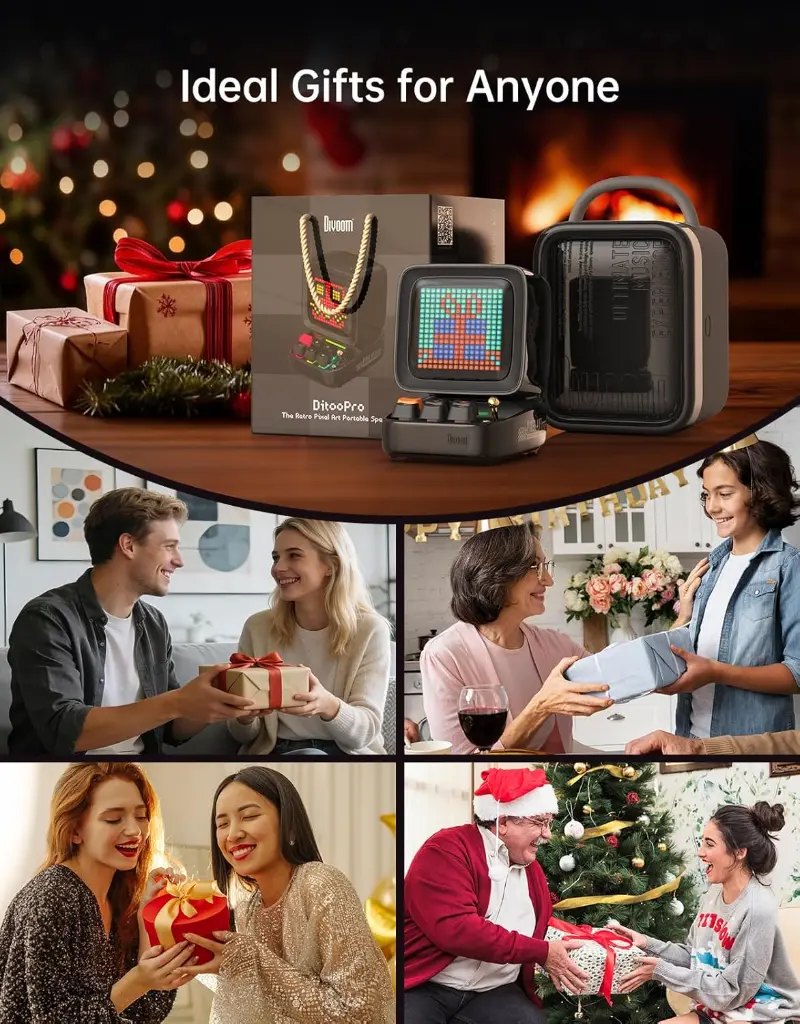 Parlante Bluetooth PixelArt Divoom DitooPro Varios Colores 0.2.webp