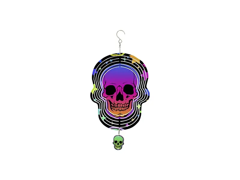 Spinner de Viento para Sublimacion Spectra Blanco Skull 10inch SP015P25FL 0.3.webp