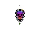 Spinner de Viento para Sublimacion Spectra Blanco Skull 10inch SP015P25FL 0.3.webp