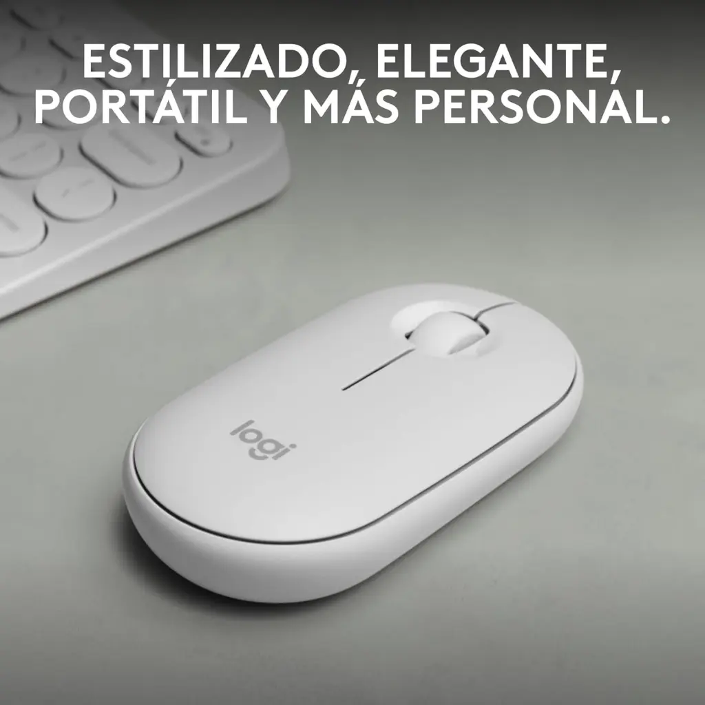 Logitech PEBBLE M350S Blanco 910-007047 3.0 (7).webp