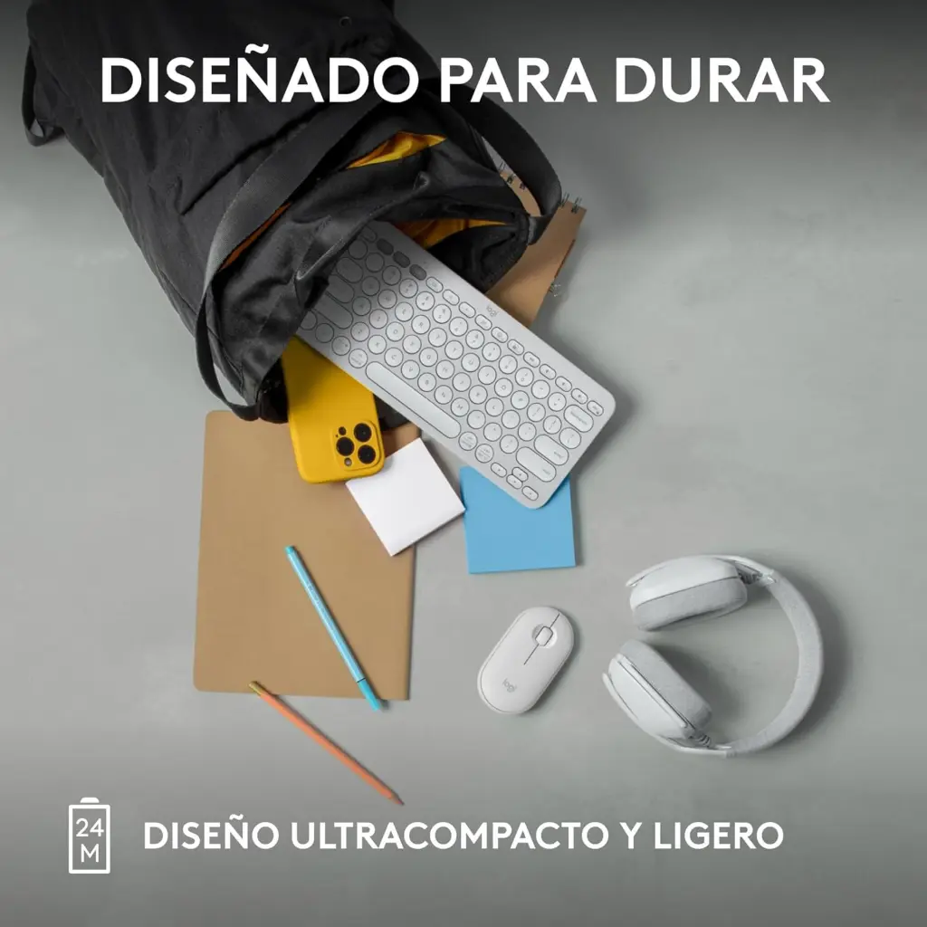 Logitech PEBBLE M350S Blanco 910-007047 3.0 (5).webp