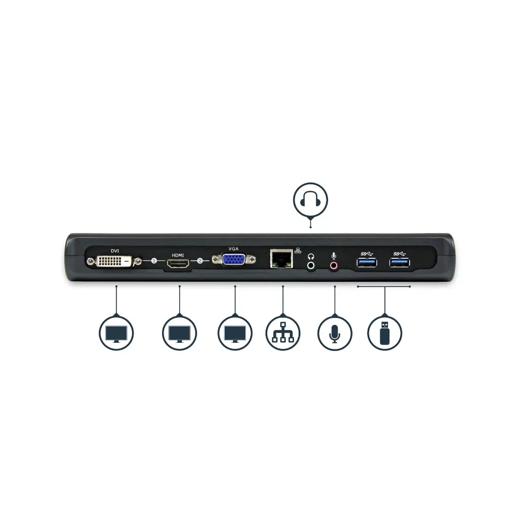 Docking Station StarTech USB 3.0 USB3SDOCKHDV 2.0 (2).webp