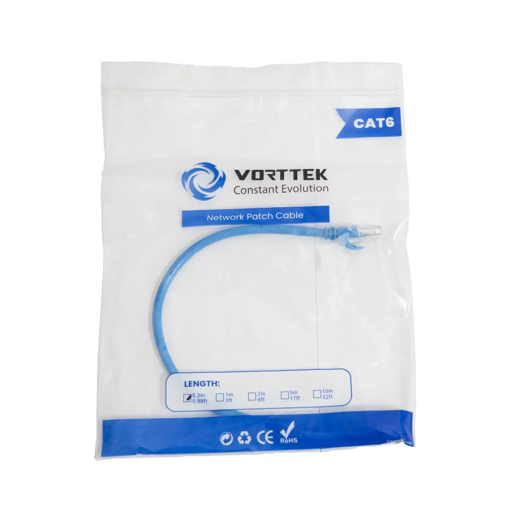 Patch Cord de 0.3Metros Cat6 Azul Vorttek VK-P001 2.0 (1).webp