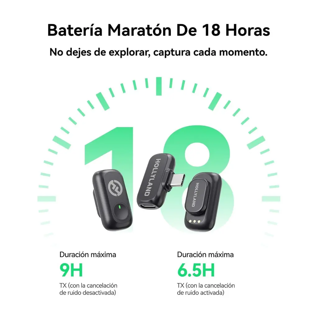 Microfono Inalambrico de Solapa Hollyland Lark A1 (2Tx+1Rx) 2.0 (1).webp