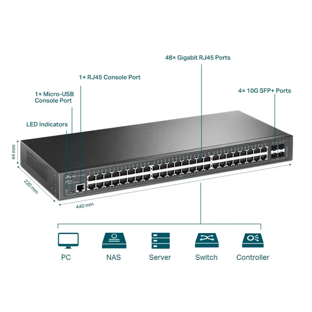 Switch 52 Puertos TPLINK Omada TL-SG3452ZSwitch 52 Puertos TPLINK Omada TL-SG3452Z 2.0 (3).webp