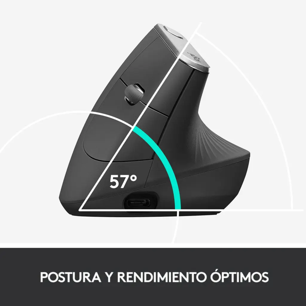 Mouse Logitech Ergo MX Vertical Negro (910-005449) 2.0 (8).webp