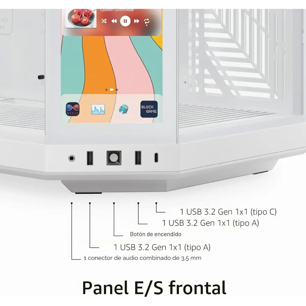 Case PC HYTE MESH Y70 Touch infinite CS-HYTE-Y70TTI-WW 2.0 (15).webp