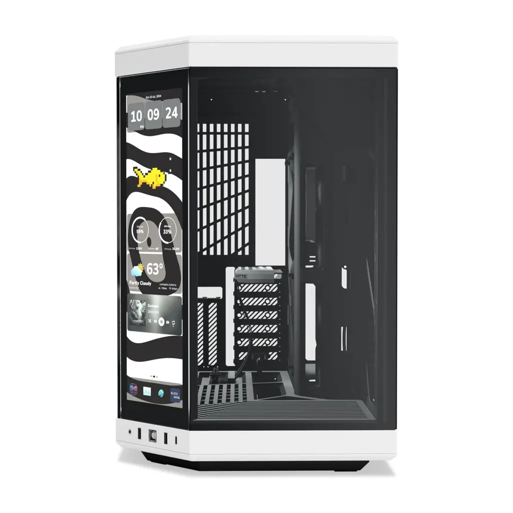 Case PC HYTE MESH Y70 Touch infinite Blanco Negro CS-HYTE-Y70TTI-WB 2.0 (1).webp