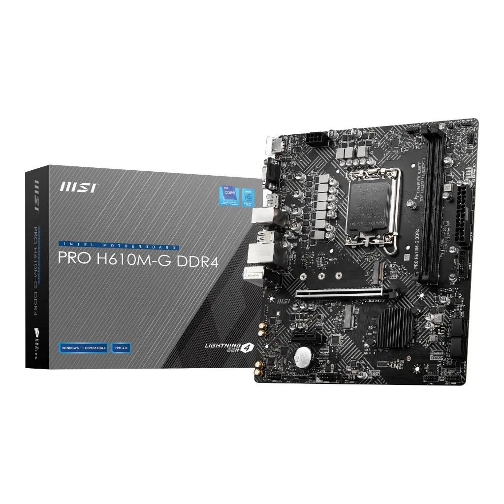 tarjeta Madre MSI PRO H610M-G DDR4 911-7D46-238 2.0 (4).webp