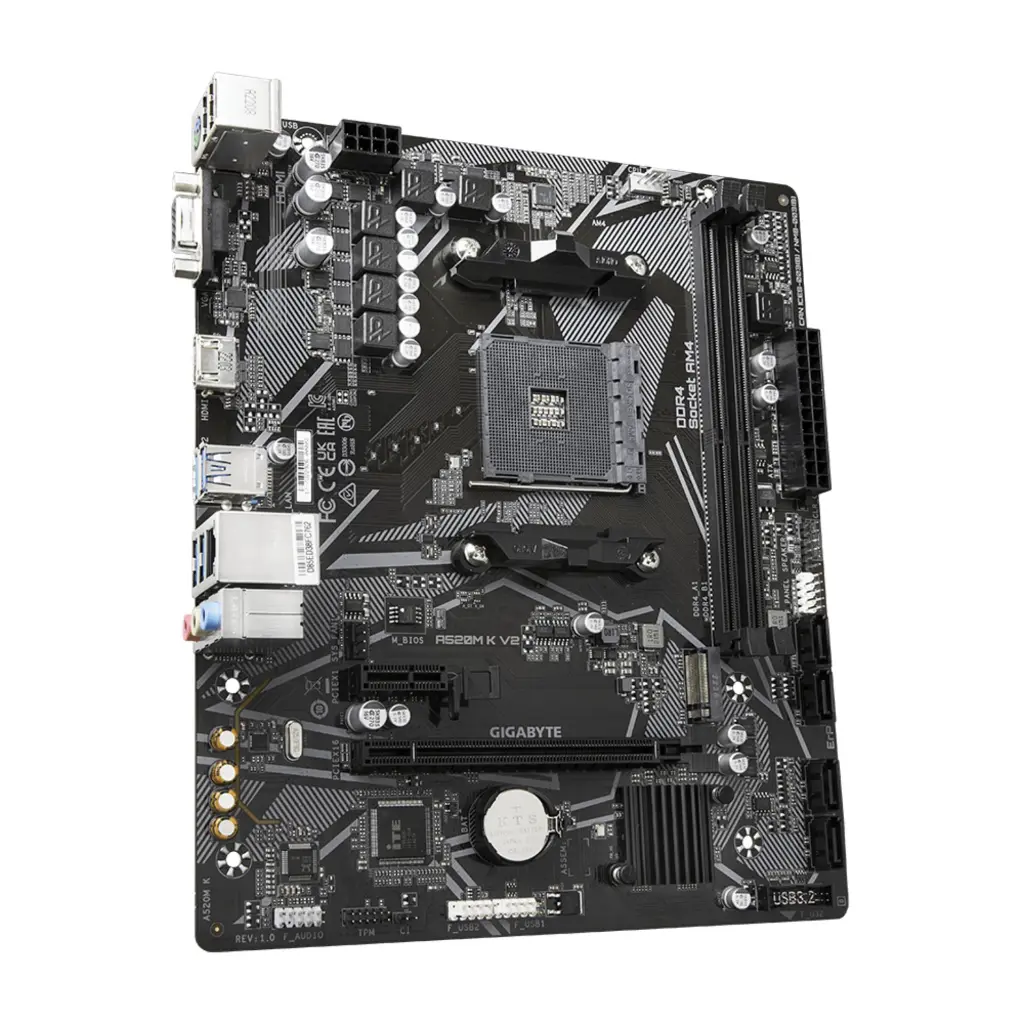 Tarjeta Madre Gigabyte A520M K V2 9MA52MK2-00-G11 2.0 (1).webp