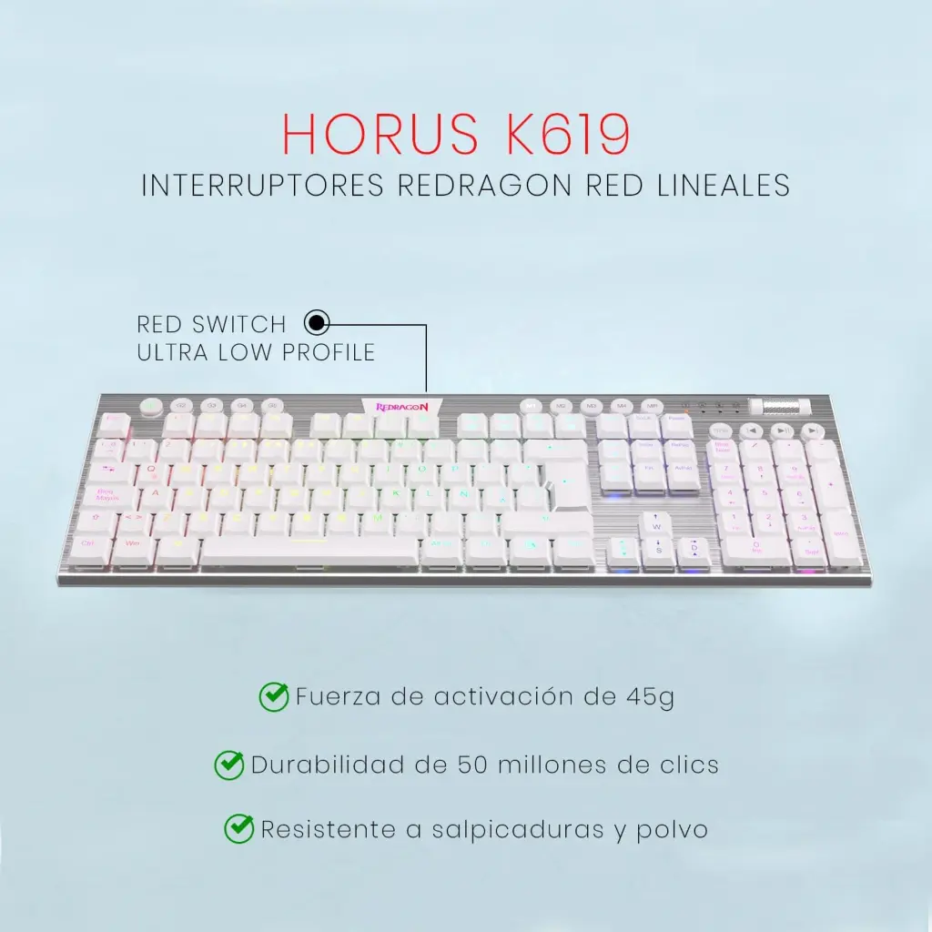 Teclado Redragon Horus K619W RGB Blanco 2.0 (1).webp