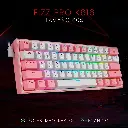Teclado Inalambrico redragon Fizz Pro K616 RGB Blanco-Rosado 2.0 (5).webp