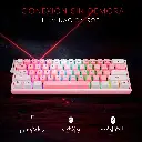 Teclado Inalambrico redragon Fizz Pro K616 RGB Rosado-Blanco 2.0 (5).webp