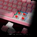 Teclado Inalambrico redragon Fizz Pro K616 RGB Rosado-Blanco 2.0 (3).webp