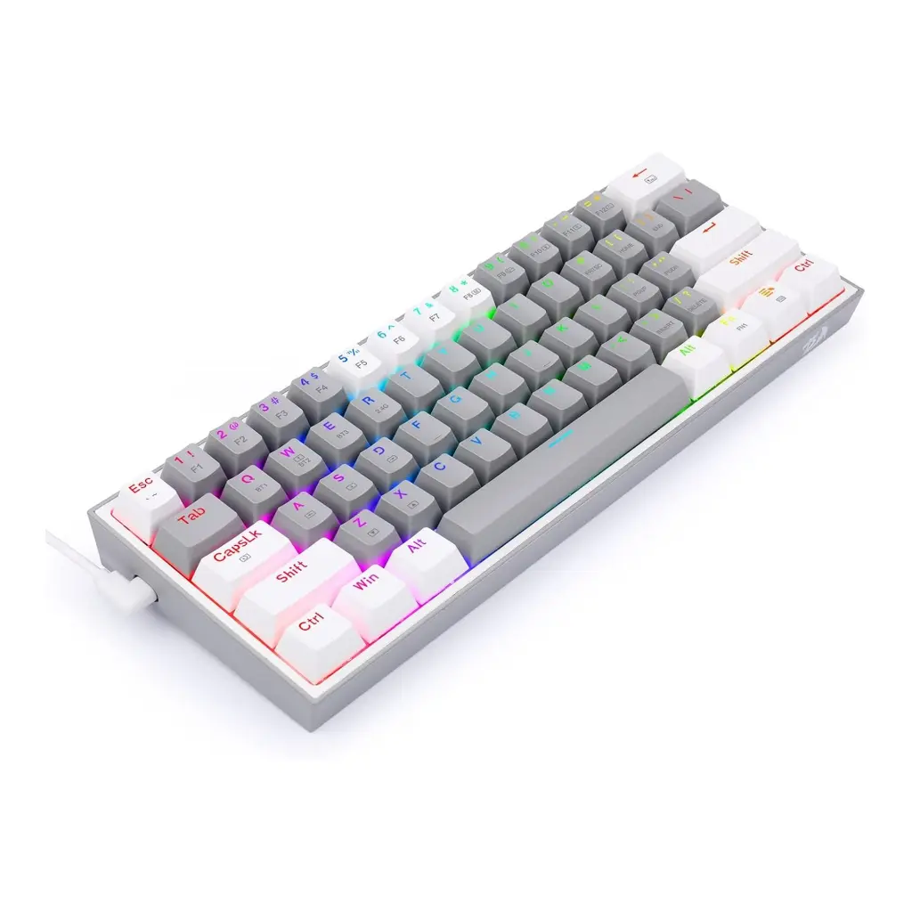 Teclado Inalambrico redragon Fizz Pro K616 RGB Gris-Blanco 2.0 (3).webp
