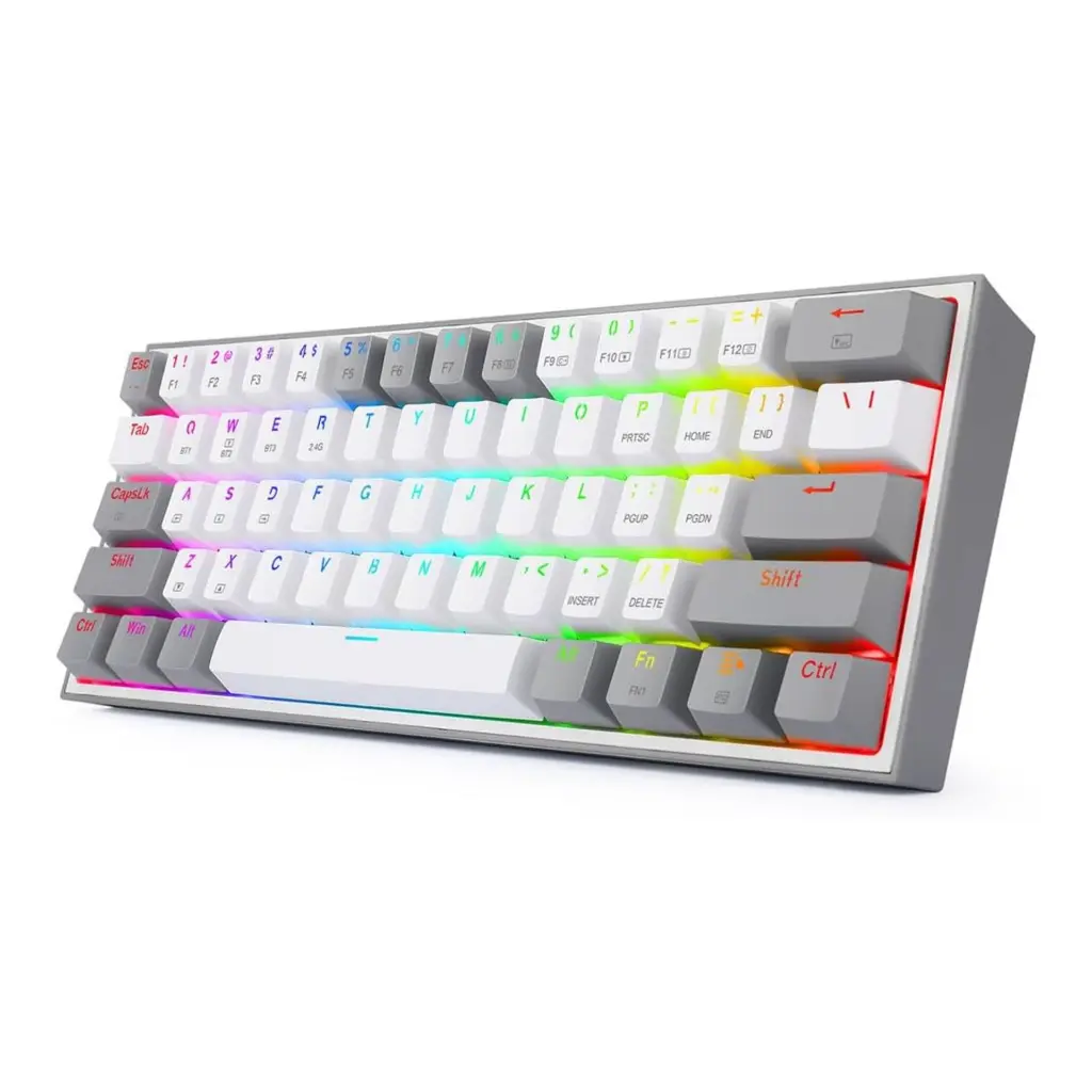 Teclado Inalambrico redragon Fizz Pro K616 RGB Blanco-Gris 2.0 (2).webp