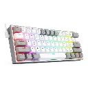 Teclado Inalambrico redragon Fizz Pro K616 RGB Blanco-Gris 2.0 (1).webp