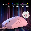 Mouse USB Redragon K1NG 1K Rosado  USB-C a USB-A 12,400DPI M724P 2.0 (3).webp