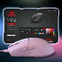 Mouse USB Redragon K1NG 1K Rosado  USB-C a USB-A 12,400DPI M724P 2.0.webp