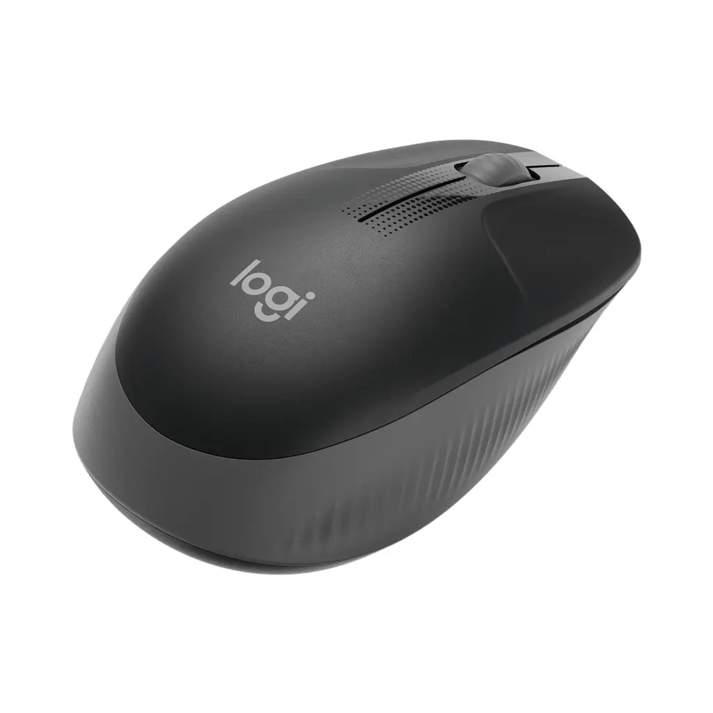 Mouse Inalambrico Logitech M190 Negro con Rojo, Azul, Gris 2.0 (11).webp