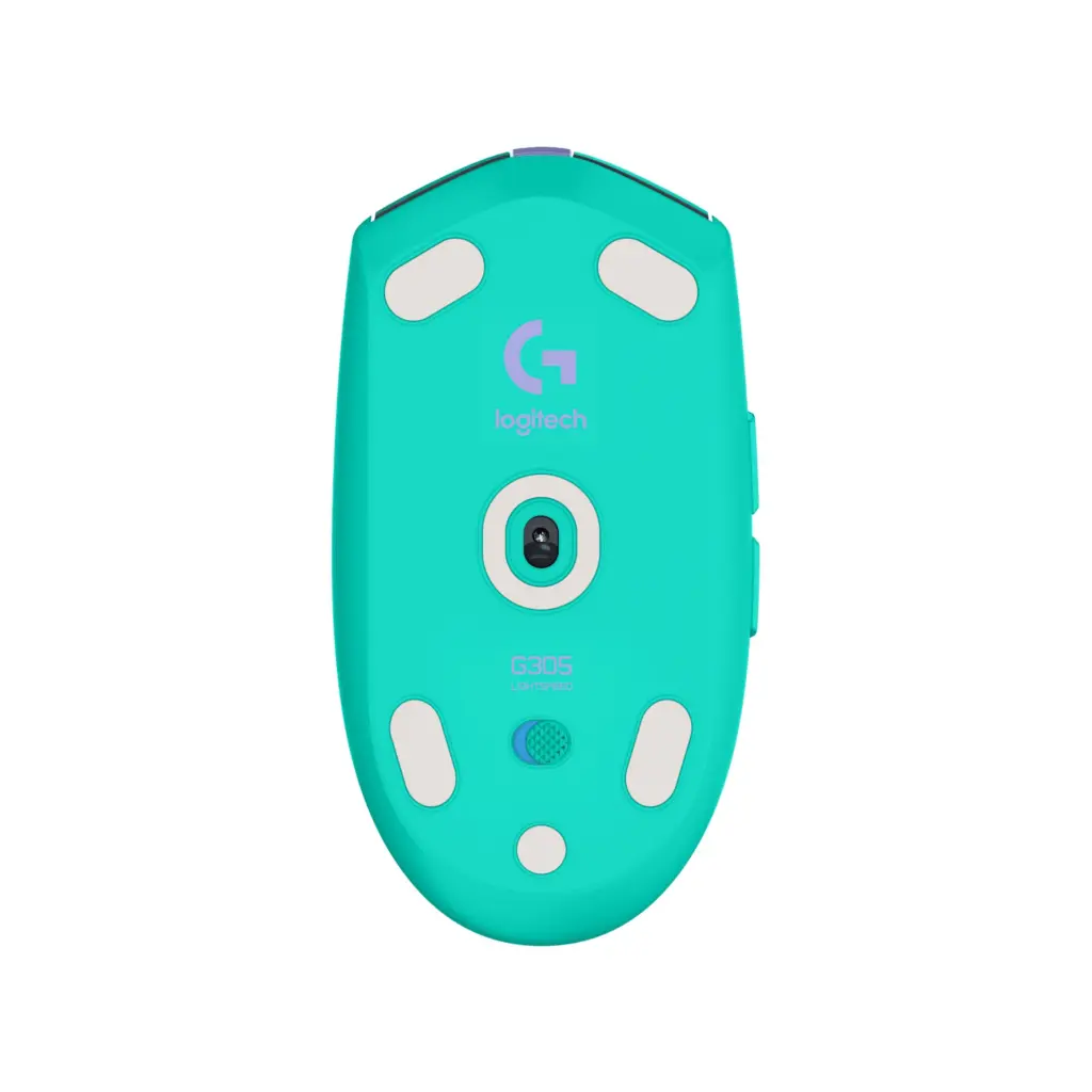 Mouse Gamer Logitech G305 Azul, Blanco, Lila, Menta 2.0 (18).webp