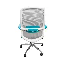 Silla para Oficina Semi Ejecutiva B-202 AzulGris 2.0.webp