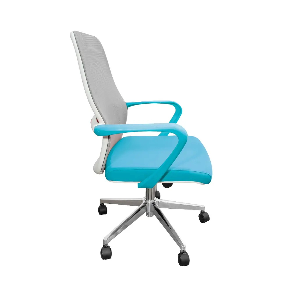Silla para Oficina Semi Ejecutiva B-202 AzulGris 2.0 (1).webp