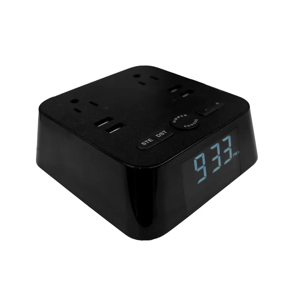 Reloj Digital con Conectores para cargador + USB 3.0 2.0 (2).webp