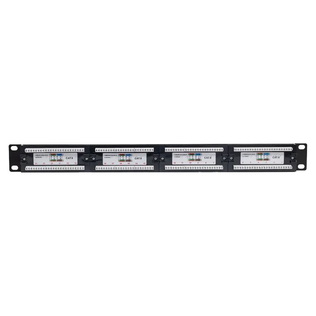 Patch Panel de 24 Puertos Cat6 Vorttek VK-PP6002 2.0 (3).webp