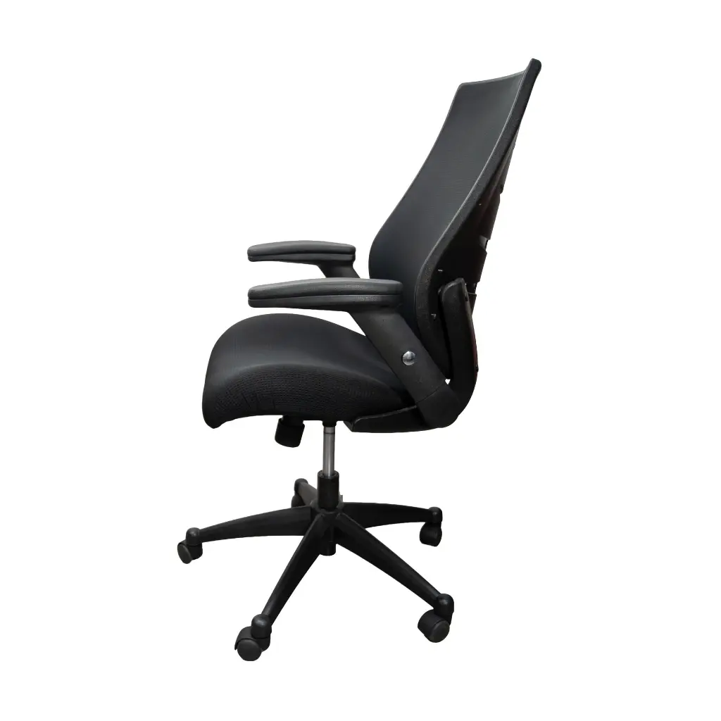 Silla para Oficina Semi Ejecutiva Bruno LB-8809 Negro 2.0 (2).webp