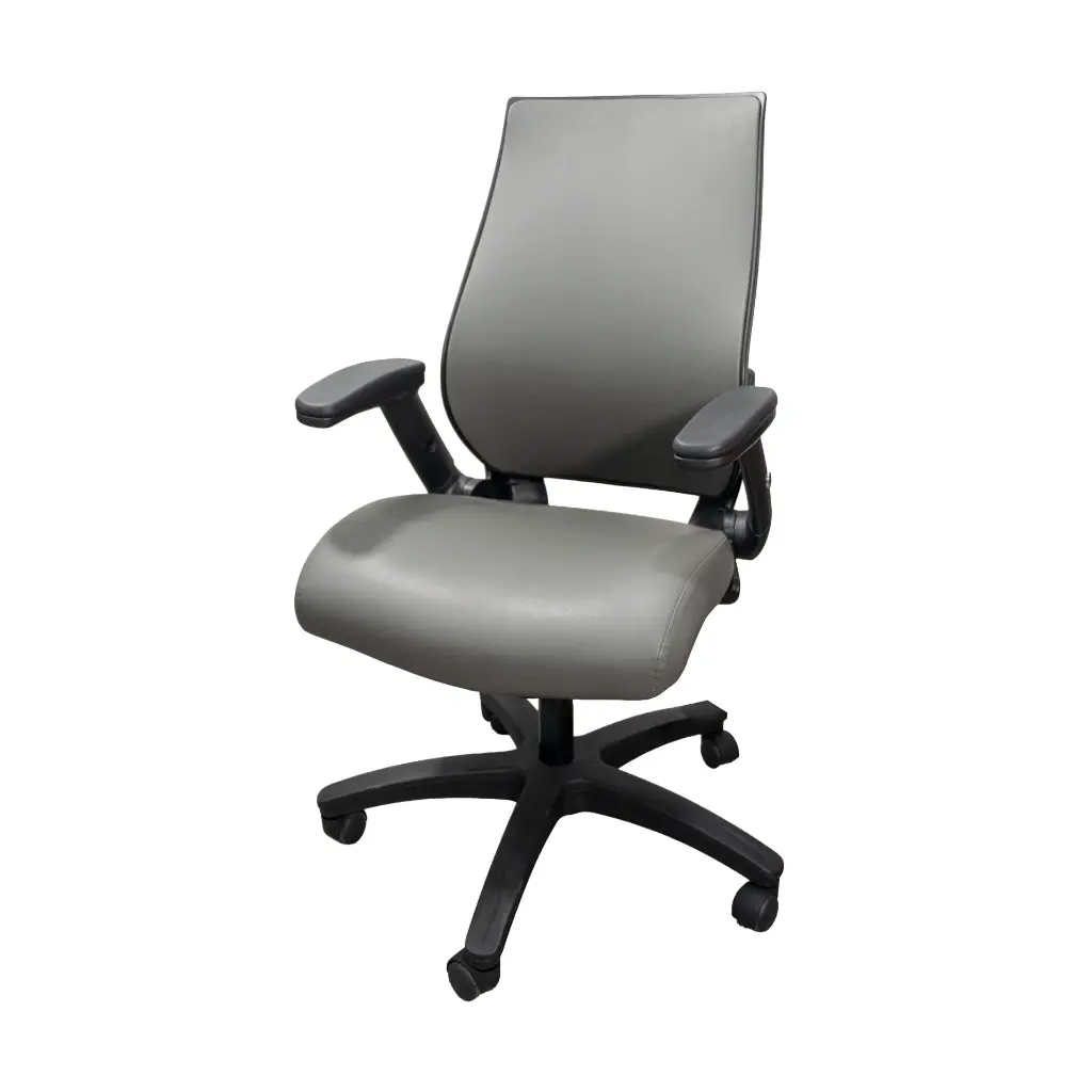Silla para Oficina Semi Ejecutiva Bruno LB-8809F Gris 2.0 (2).webp