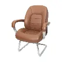 Silla de Espera Ejecutiva Cuero AM188C Cafe 2.0 (1).webp