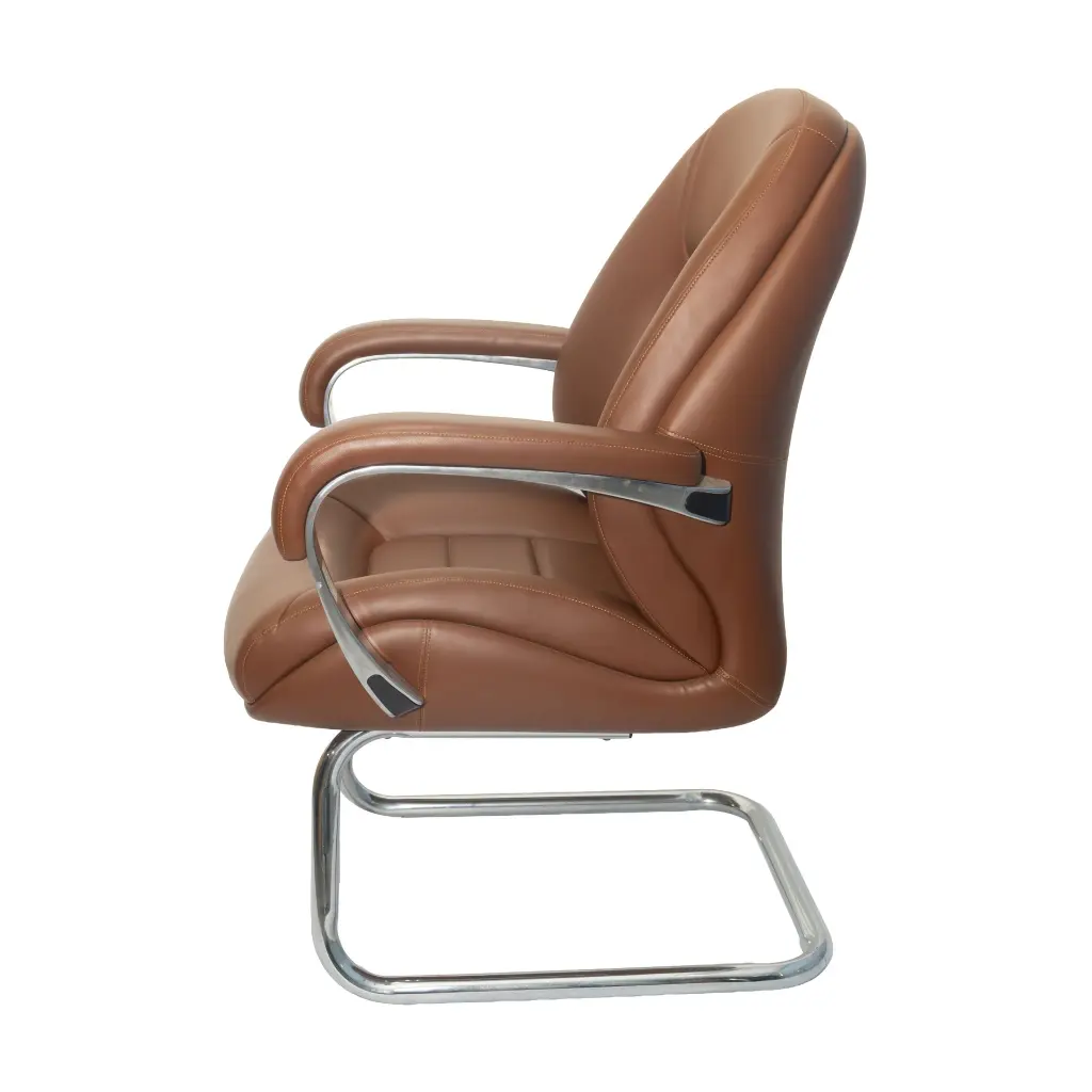 Silla de Espera Ejecutiva Cuero AM188C Cafe 2.0 (2).webp