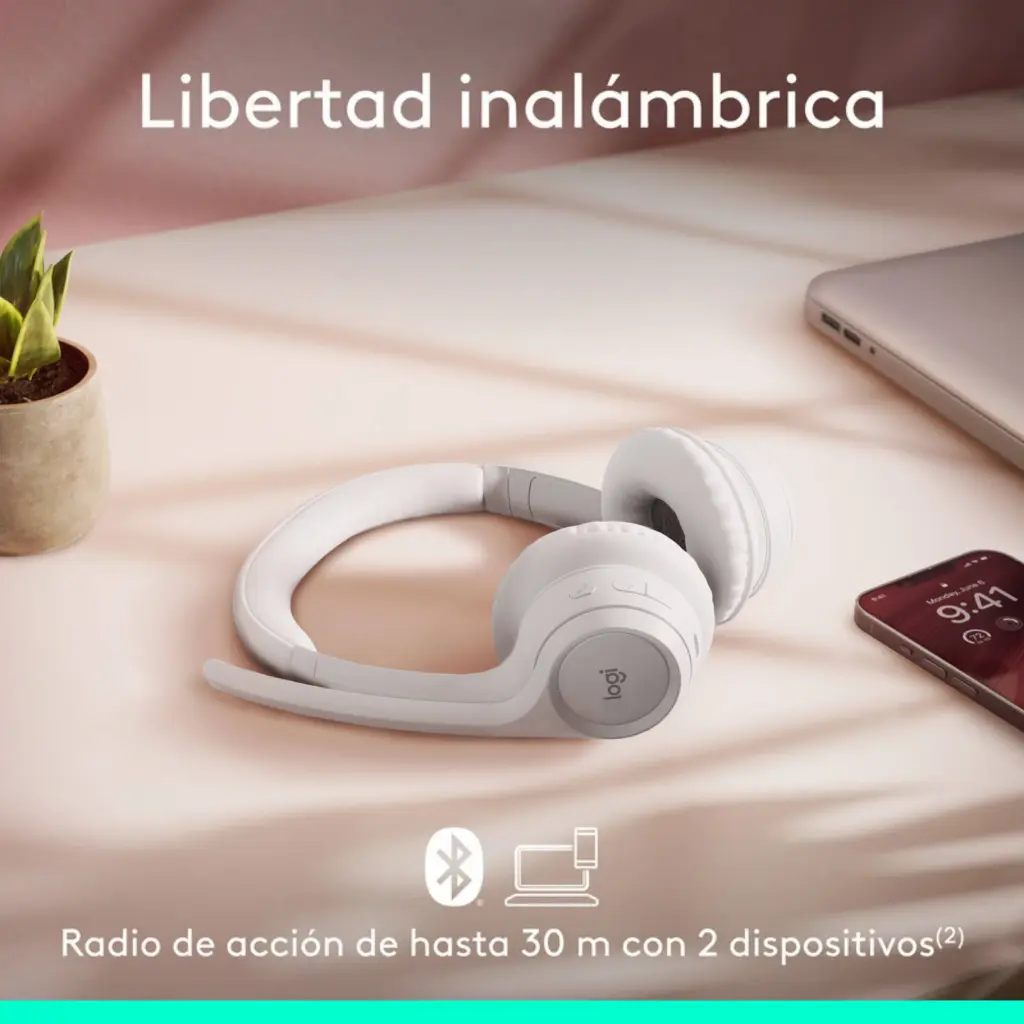 Audifono Logitech ZONE 300 Negro, Blanco, Rosado 2.0 (17).webp