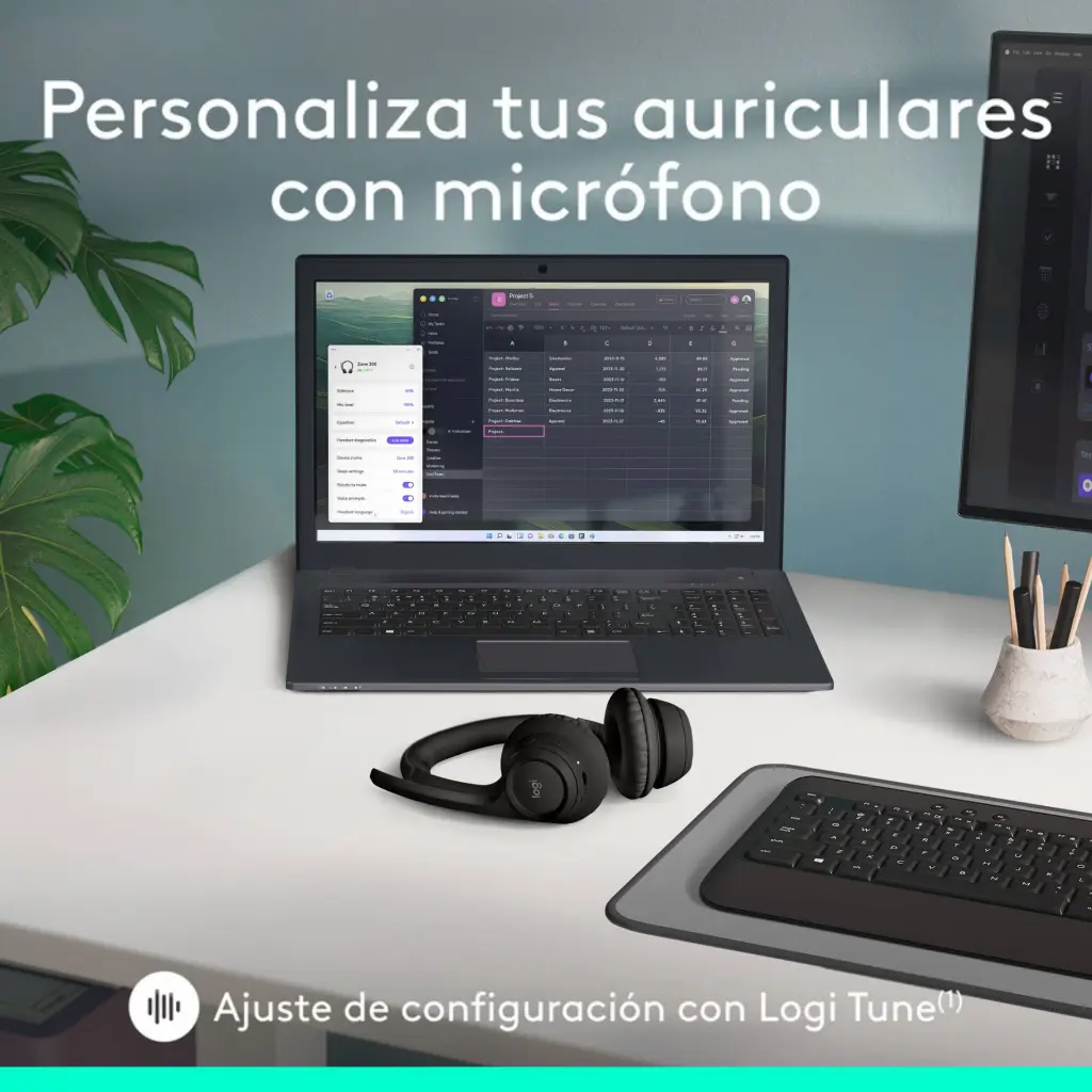 Audifono Logitech ZONE 300 Negro, Blanco, Rosado 2.0 (25).webp