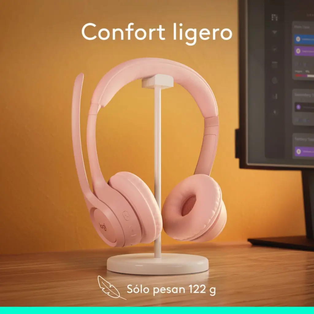 Audifono Logitech ZONE 300 Negro, Blanco, Rosado 2.0 (29).webp