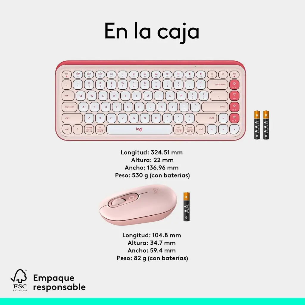 Kit TecMouse Logitech Pop Icon varios colores 2.0 (20).webp