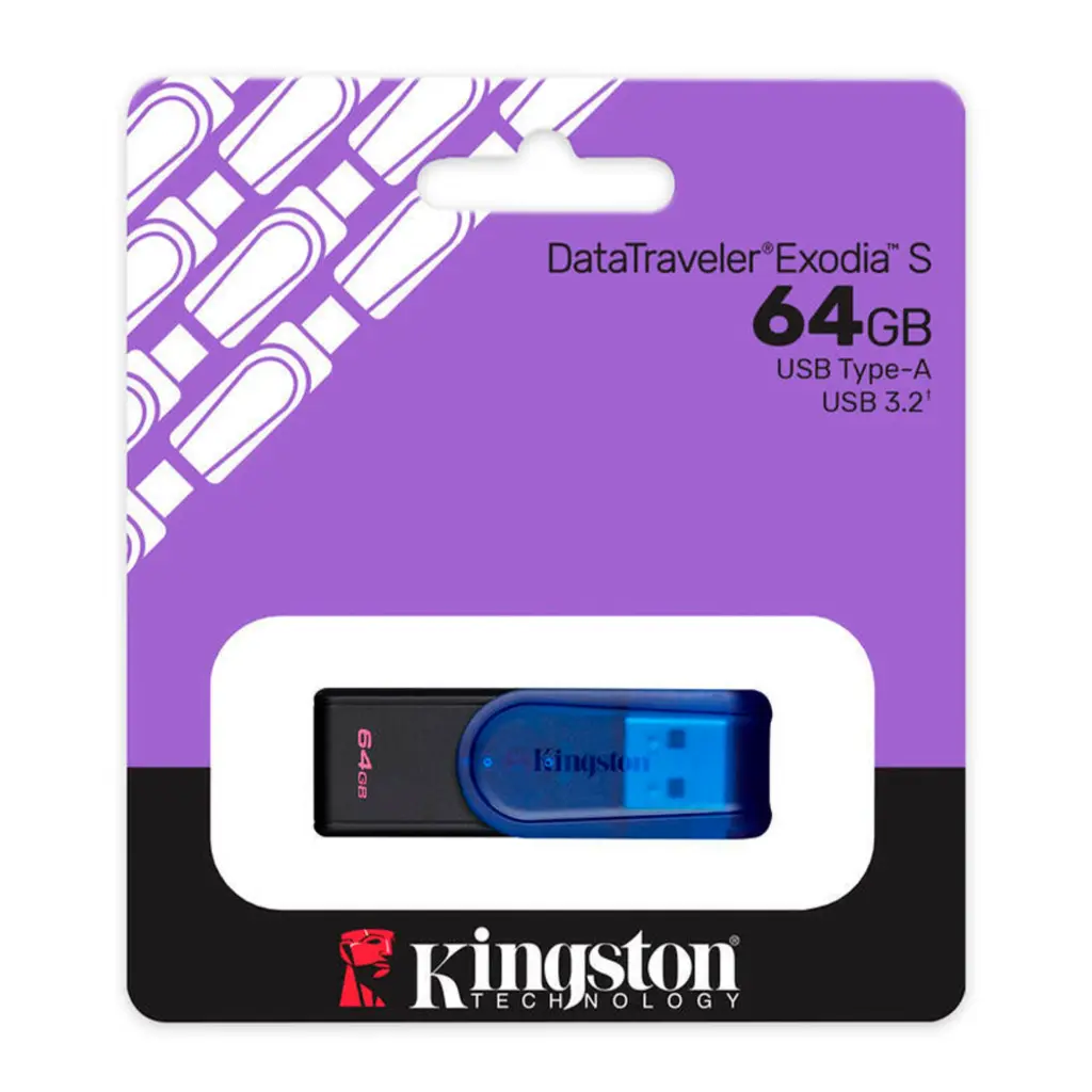 Memoria USB-A Kingston DataTavel Exodia S KC-U3C64-7TB 2.0 (1).webp