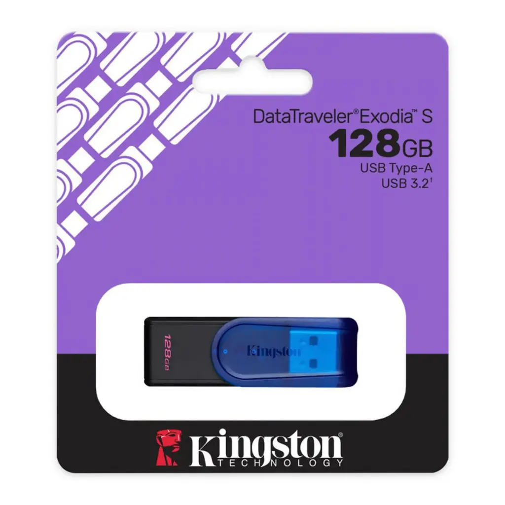 Memoria USB-A Kingston DataTavel Exodia S KC-U3C128-7Tb 2.0 (1).webp