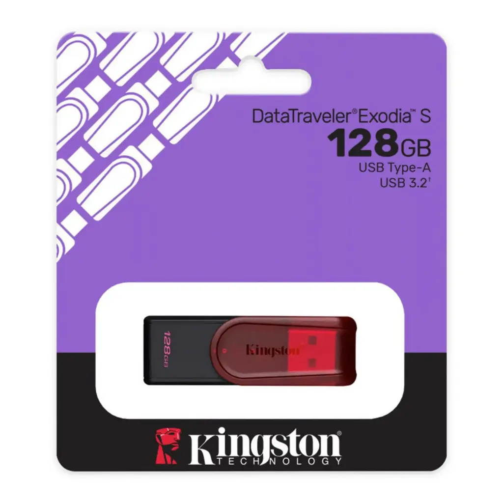 Memoria USB-A Kingston DataTavel Exodia S KC-U3C128-7TR 2.0 (1).webp