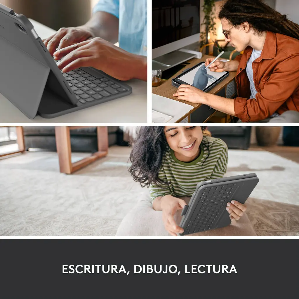 Funda con teclado Logitech Slim Folio Ipad 920-011368 2.0 (2).webp