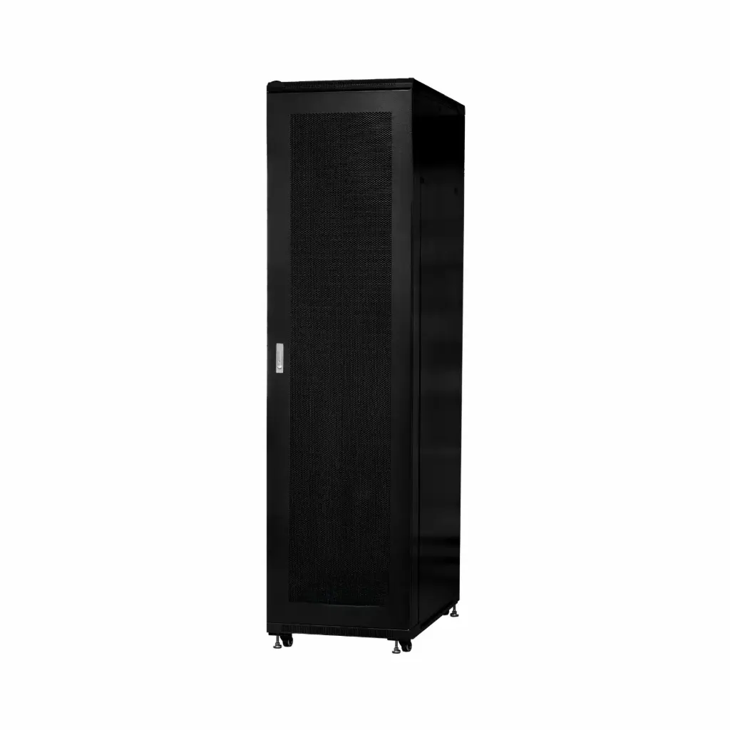Gabinete de Red 47U 600x1000mm No Abatible Redes/Servidor + (4 Fan) + 2 Bandejas 